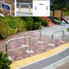 Trụ bollard chắn xe hình vòm YAW
